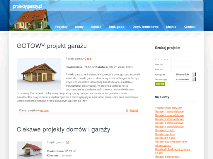 www.projektygarazy.pl