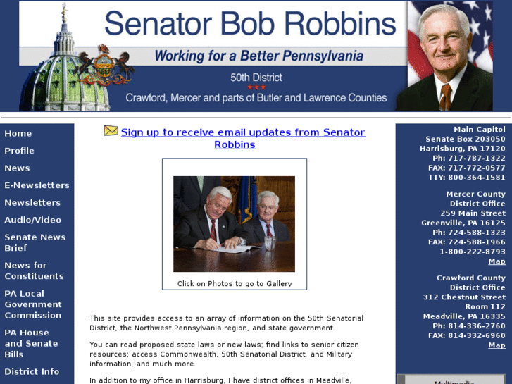 www.senatorrobbins.com