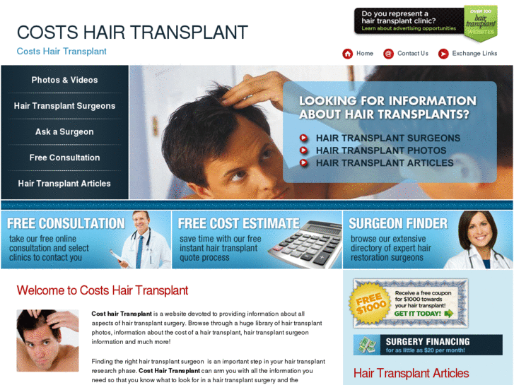 www.costshairtransplant.com