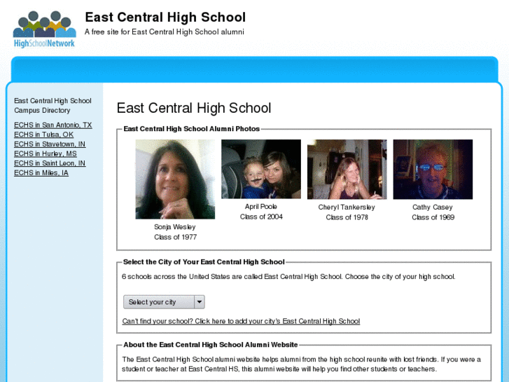 www.eastcentralhighschool.net