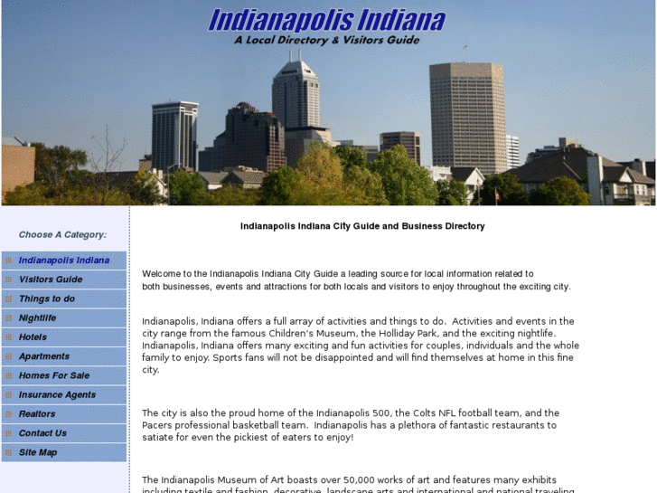 www.indianapolisindiana.org