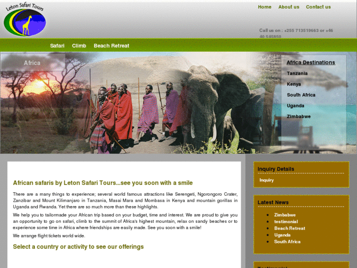 www.letonsafaris.com