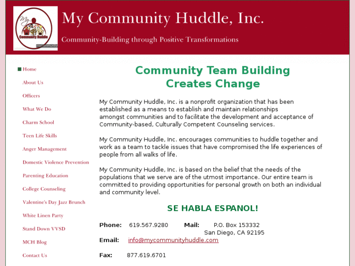 www.mycommunityhuddle.org