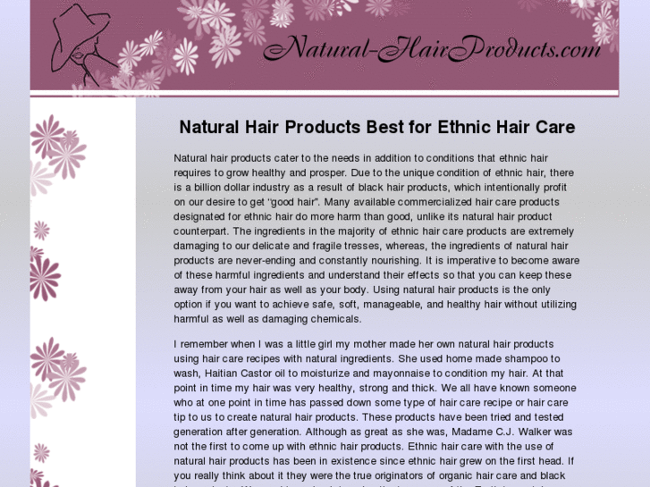 www.natural-hairproducts.com