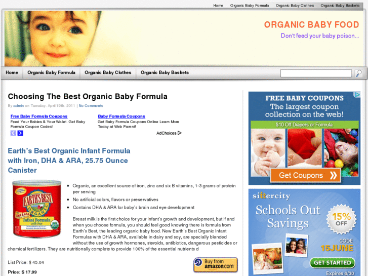 www.organicbabybabyfood.com