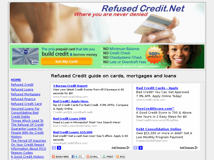 www.refusedcredit.net