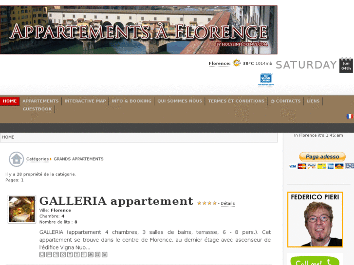 www.appartementsaflorence.fr