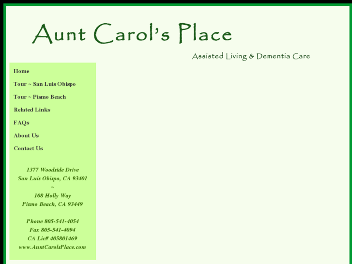 www.auntcarolsplace.com