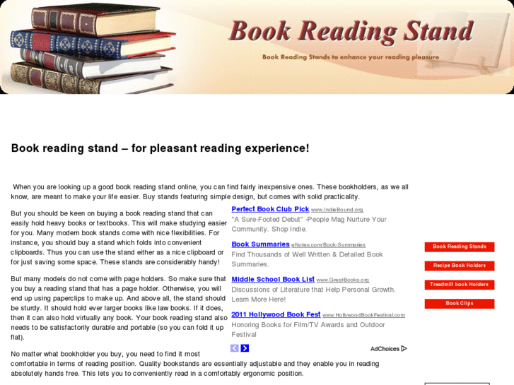 www.bookreadingstand.com