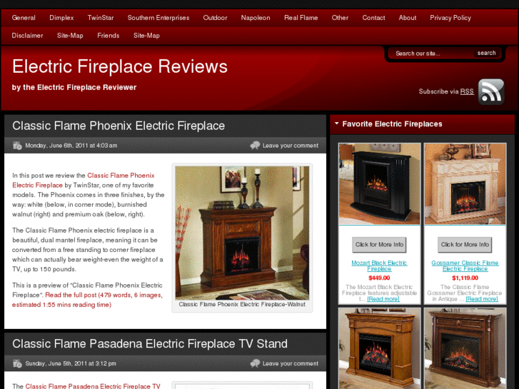 www.electricfireplacereviewer.com