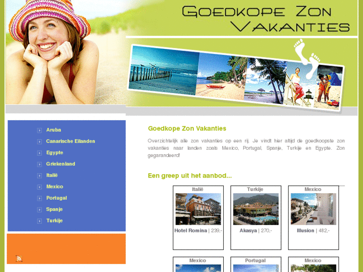 www.goedkopezonvakanties.com