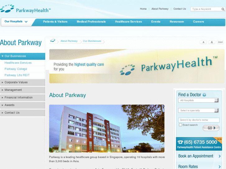 www.parkwayholdings.com