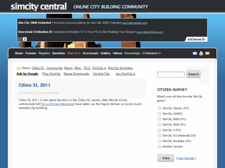 www.simcitycentral.net