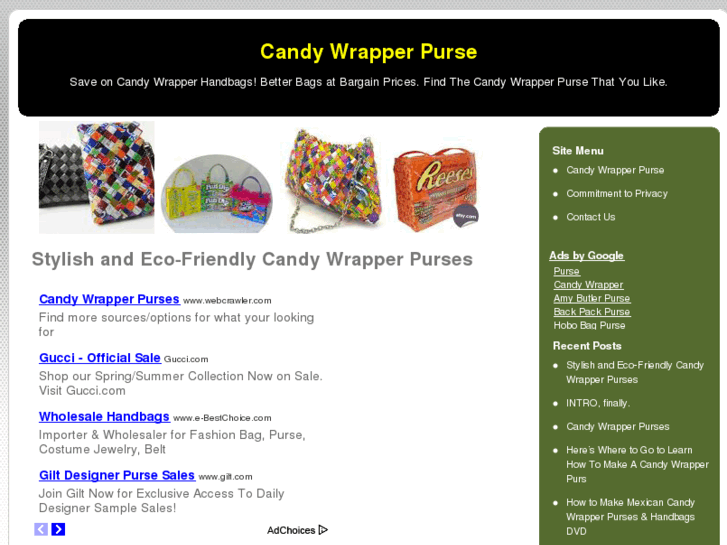 www.candywrapperpurse.net