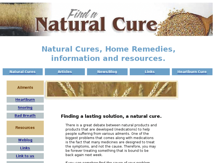 www.findanaturalcure.com