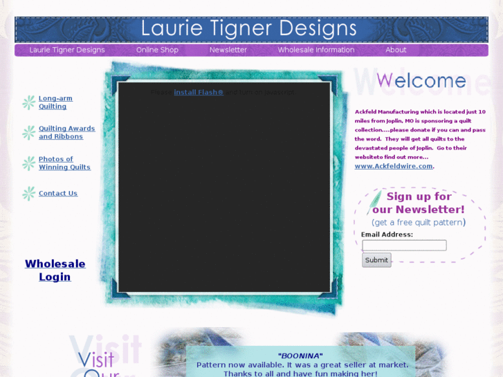 www.laurietignerdesigns.com