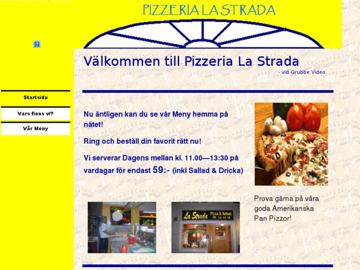 www.pizzerialastrada.com