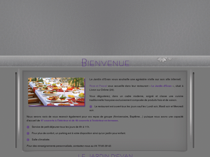 www.restaurant-lejardindevan.com