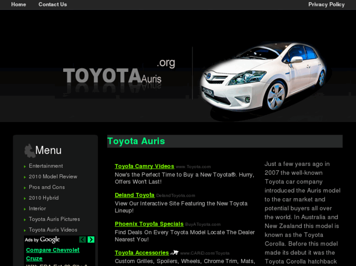 www.toyotaauris.org