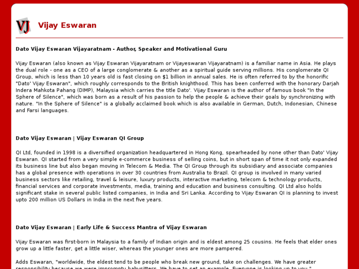 www.vijayeswaran.net