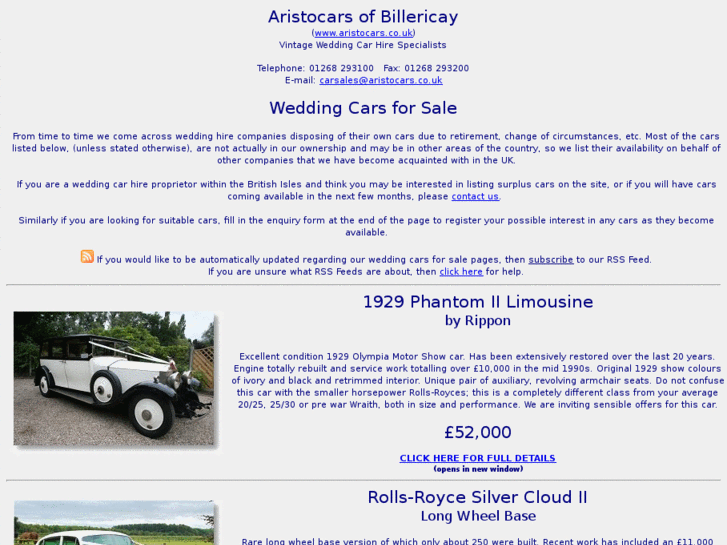 www.weddingcars4sale.com