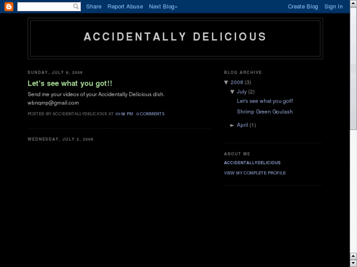 www.accidentallydelicious.com