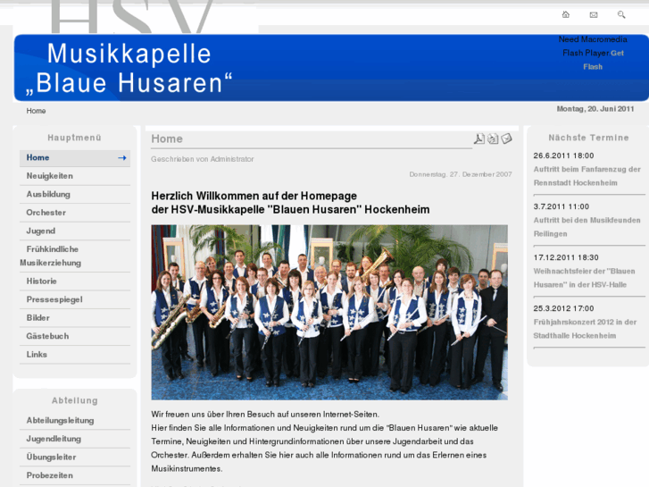 www.blauehusaren.de