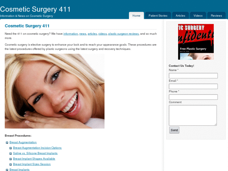 www.cosmeticsurgery411.net