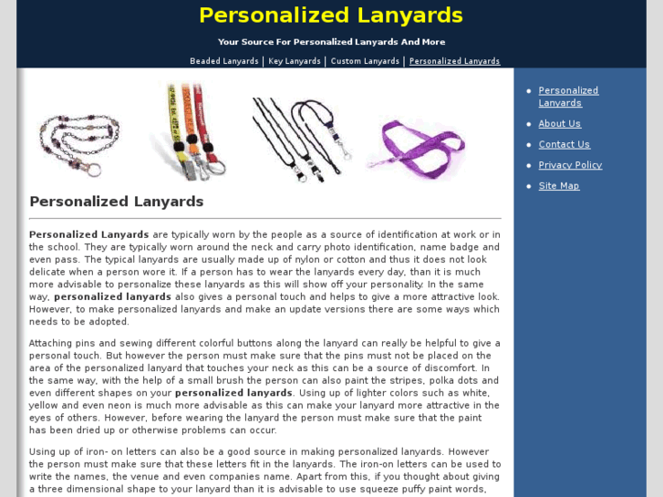 www.personalizedlanyards.org