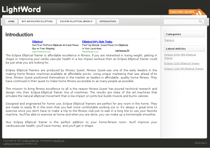 www.eclipseelliptical.info