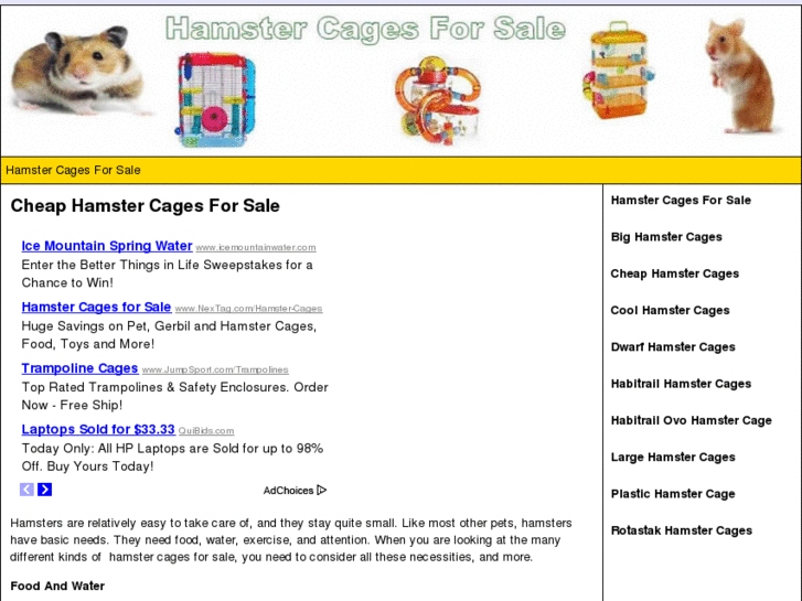 www.hamstercagesforsale.net