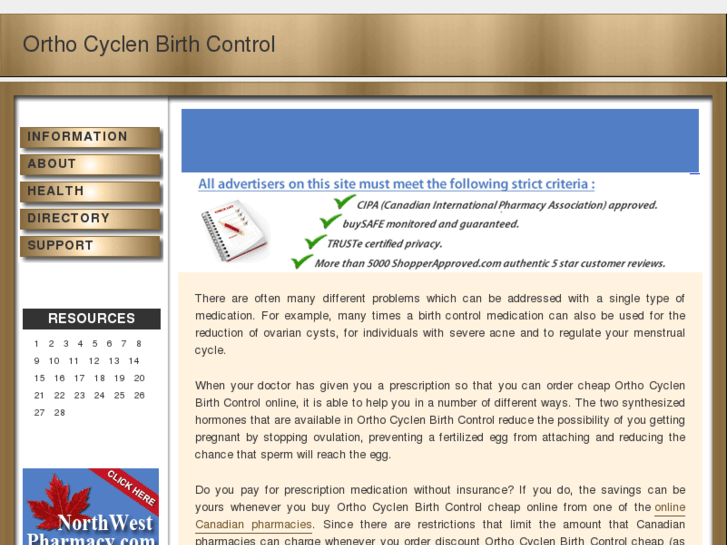 www.orthocyclenbirthcontrol.com