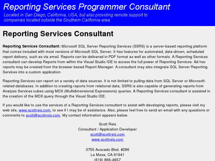 www.reportingservicesconsultant.com