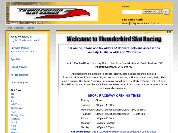 www.tbirdslotracing.com.au