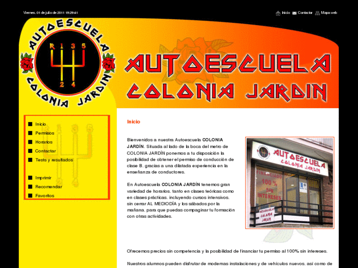 www.autoescuelacoloniajardin.es