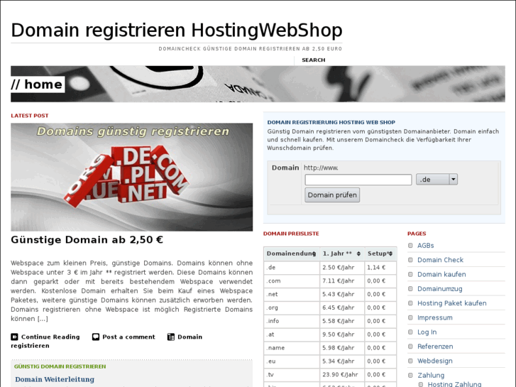 www.hostingwebshop.de