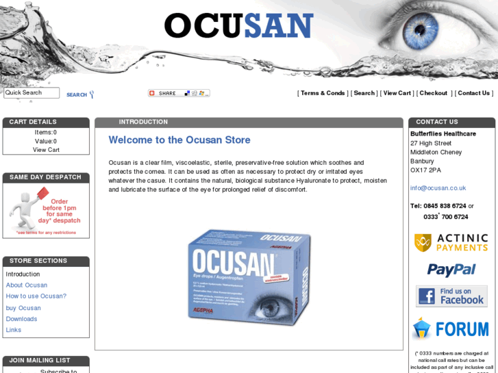 www.ocusan.co.uk