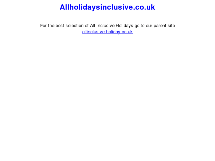 www.allholidaysinclusive.com