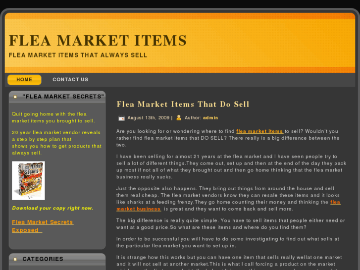 www.flea-marketitems.com