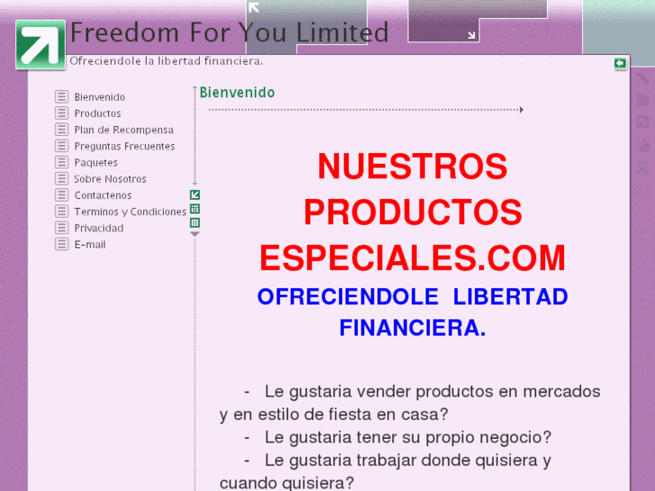 www.nuestrosproductosespeciales.com