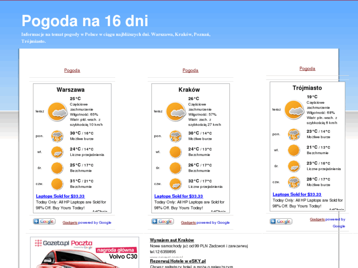 www.pogoda-na-16-dni.pl