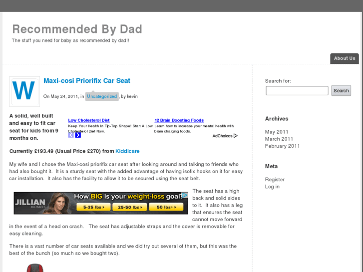 www.recommendedbydad.co.uk