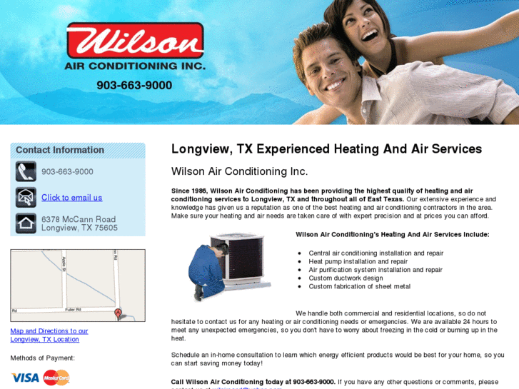 www.wilsonairconditioningonline.com