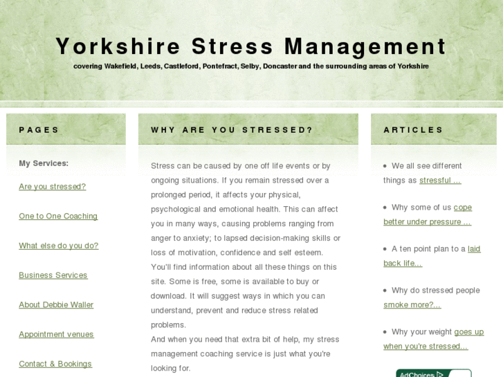 www.yorkshirestressmanagement.com