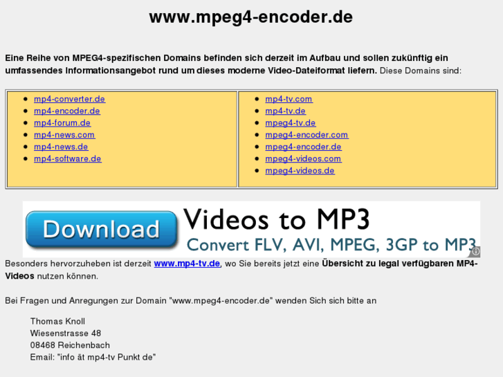 www.mpeg4-encoder.de