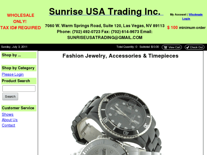 www.sunriseusatradinginc.com