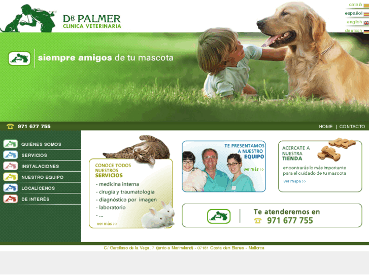 www.veterinariodrpalmer.es