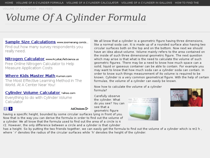 www.volumeofacylinderformula.com