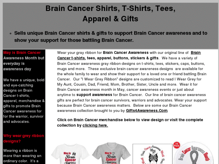 www.braincancershirts.com