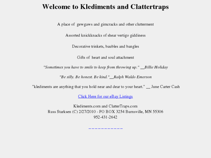 www.clattertraps.com